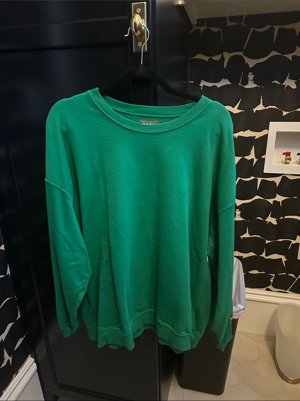 DAILY DRILLS Green Women’s Crewneck Sweater